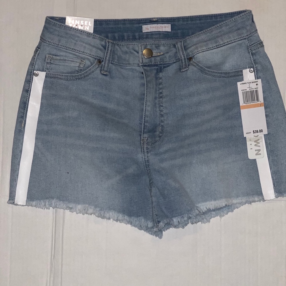 Tinseltown denim jean shorts size 27